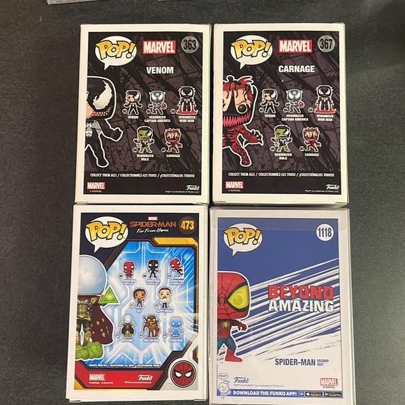 Pop! Venom & Spider Man Bundle of 4 - Picture 10 of 15